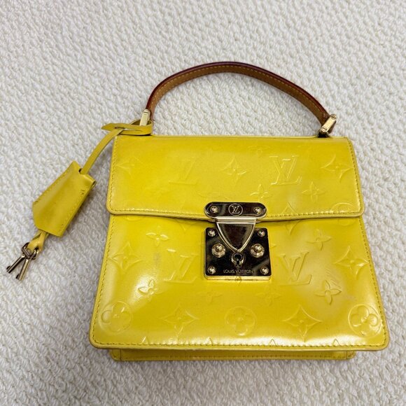 Louis Vuitton Handbags - Louis Vuitton Spring Street Top Handle Bag in Monogram Vernis Leather